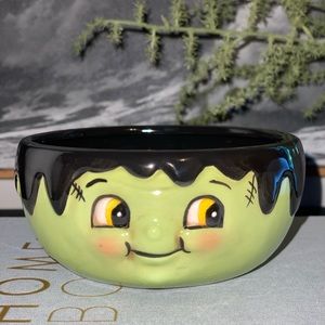 Transpac Design By Johanna Parker Frankenstein Bowl Halloween Home Decor